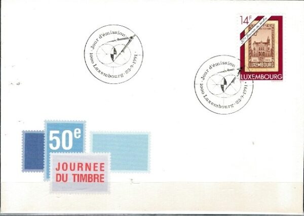 FDC DZIEŃ ZNACZKA LUXEMBURG MI.1280