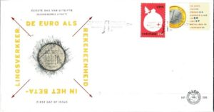 FDC PIENIĄDZE ŚWIATA HOLANDIA MI.1703-1704
