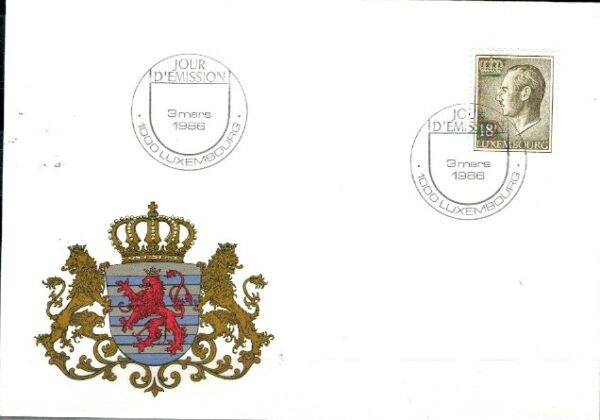 FDC SŁAWNI LUDZIE LUXEMBURG MI.1150