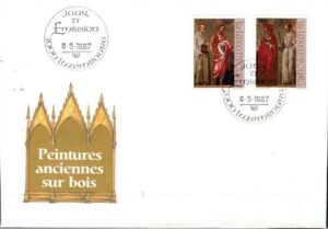 FDC MALARSTWO LUXEMBURG MI.1178-1179