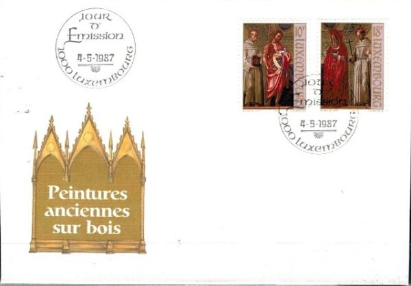 FDC MALARSTWO LUXEMBURG MI.1178-1179