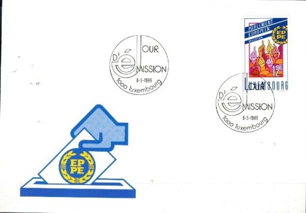 FDC PARLAMENT EUROPEJSKI LUXEMBURG MI.1223