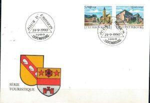 FDC TURYSTYKA LUXEMBURG MI.1251-1252