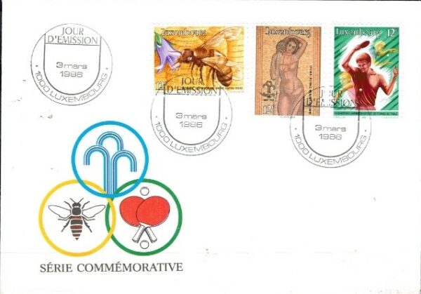 FDC ROCZNICA LUXEMBURG MI.1142-1149