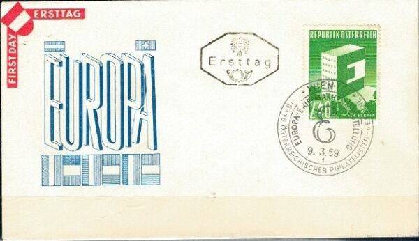 FDC EUROPA AUSTRIA MI.1059