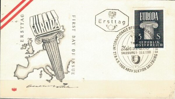 FDC EUROPA AUSTRIA MI.1081