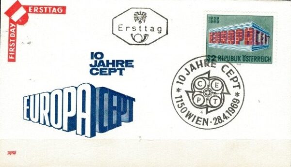 FDC EUROPA CEPT AUSTRIA MI.1291