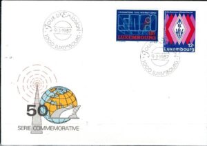 FDC ROCZNICA LUXEMBURG MI.1172-1173