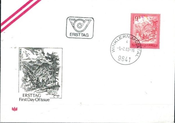 FDC KRAJOBRAZY AUSTRIA MI.1730