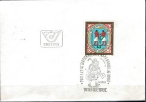 FDC DZIEŃ ZNACZKA AUSTRIA MI.1797