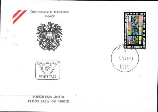 FDC KONGRES AUSTRIA MI.1790