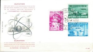 FDC PRZEMYSŁ BELGIA MI.1255-1257