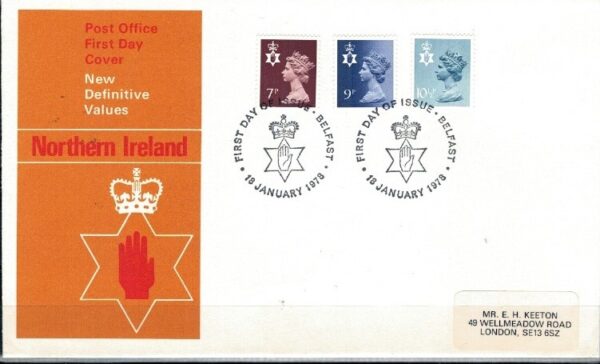 FDC KRÓLOWA ELŻBIETA II IRLANDIA MI.24-26