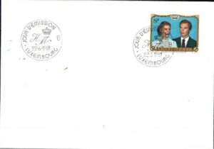 FDC SŁAWNI LUDZIE LUXEMBURG MI.1036