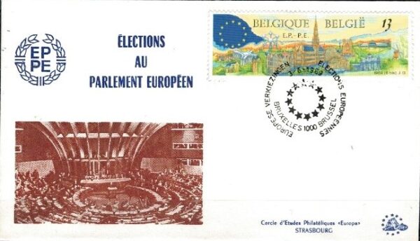 FDC WYBORY DO PARLAMENTU EUROPEJSKIEGO BELGIA MI.2378