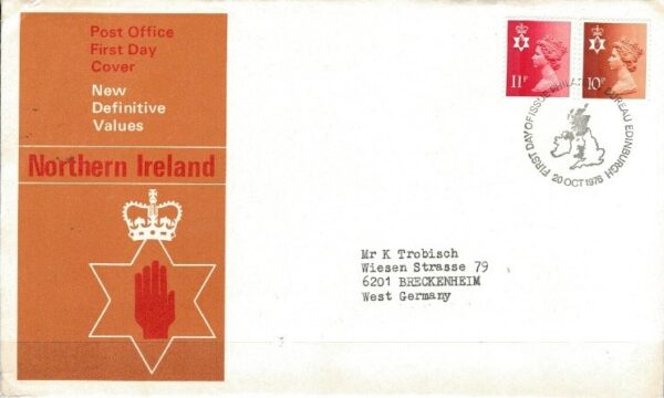 FDC KRÓLOWA ELŻBIETA II IRLANDIA MI.22-23