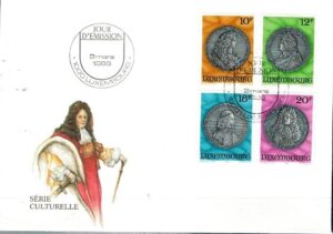 FDC PIENIĄDZE ŚWIATA LUXEMBURG MI.1143-1146