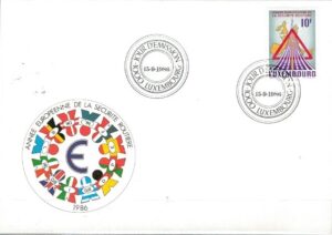 FDC BEZPIECZEŃSTWO NA DRODZE LUXEMBURG MI.1162