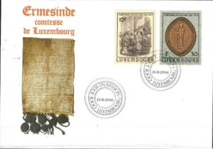 FDC ROCZNICA LUXEMBURG MI.1158-1159