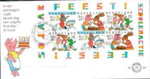 FDC DZIEŃ DZIECKA HOLANDIA MI.BL.58