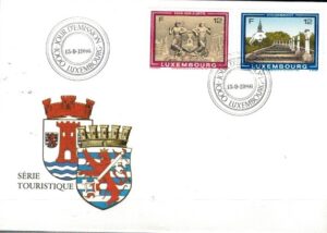 FDC TURYSTYKA LUXEMBURG MI.1160-1161