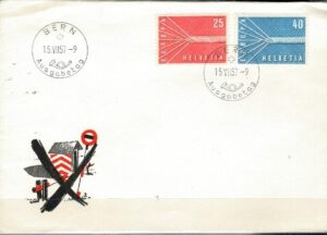 FDC EUROPA SZWAJCARIA MI.646-647