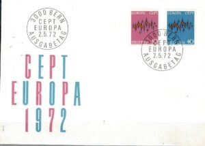 FDC EUROPA CEPT SZWAJCARIA MI.969-970