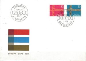 FDC EUROPA CEPT SZWAJCARIA MI.947-948