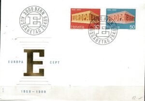 FDC EUROPA CEPT SZWAJCARIA MI.900-901 NR1