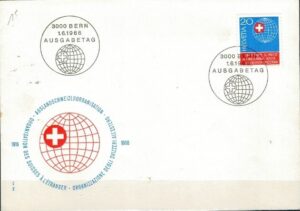 FDC ROCZNICA SZWAJCARIA MI.841