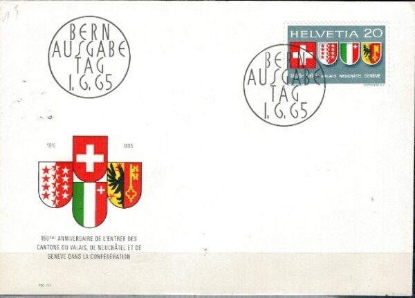 FDC HERBY SZWAJCARIA MI.819