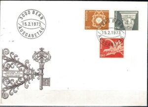FDC SZTUKA SZWAJCARIA MI.991-993