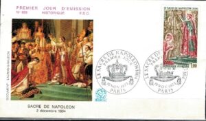 FDC HISTORIA FRANCJA MI.1854