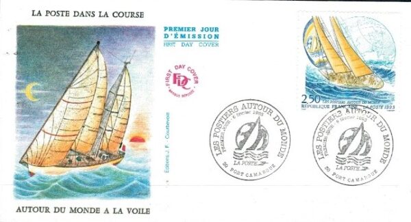 FDC MARYNISTYKA FRANCJA MI.2937