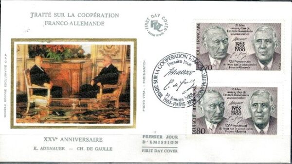 FDC SŁAWNI LUDZIE FRANCJA MI.2363