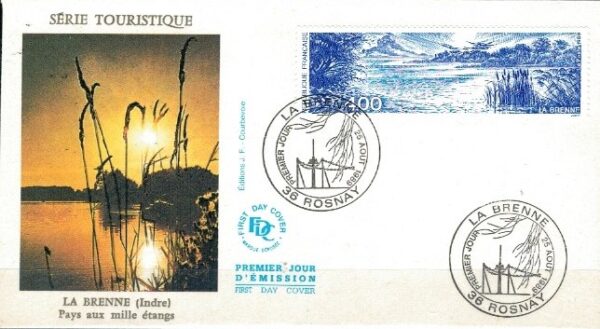 FDC KRAJOBRAZY FRANCJA MI.2734