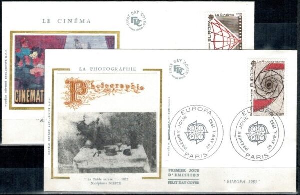 FDC EUROPA CEPT FRANCJA MI.2396-2397