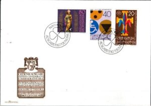 FDC SKAUTING LIECHTENSTEIN MI.773-775