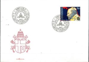 FDC JAN PAWEŁ II LIECHTENSTEIN MI.830