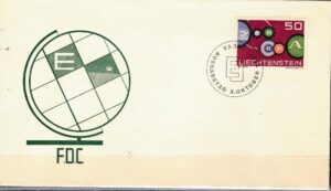 FDC EUROPA CEPT LIECHTENSTEIN MI.414 NR2