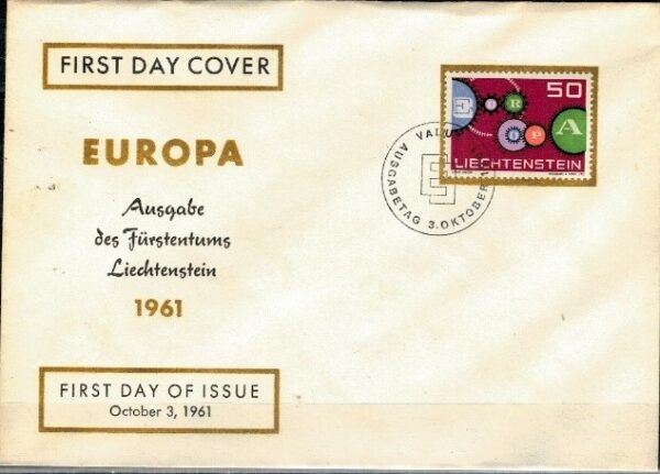 FDC EUROPA CEPT LIECHTENSTEIN MI.414