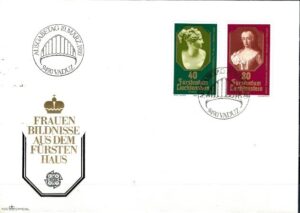FDC EUROPA CEPT LIECHTENSTEIN MI.741-742