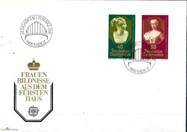 FDC EUROPA CEPT LIECHTENSTEIN MI.741-742