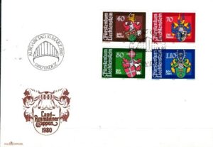 FDC HERBY LIECHTENSTEIN MI.743-746