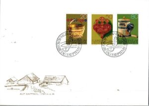 FDC SZTUKA LIECHTENSTEIN MI.747-749