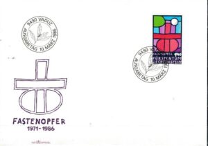 FDC SZTUKA LIECHTENSTEIN MI.895