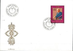 FDC SŁAWNI LUDZIE LIECHTENSTEIN MI.903