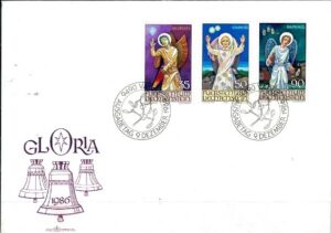 FDC BOŻE NARODZENIE LIECHTENSTEIN MI.910-912