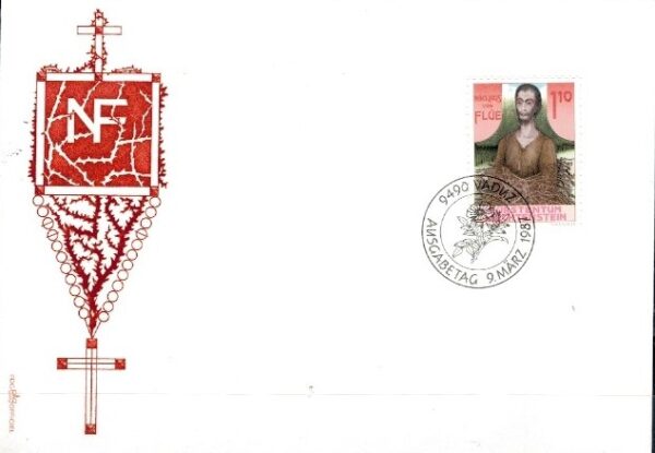 FDC SŁAWNI LUDZIE LIECHTENSTEIN MI.918