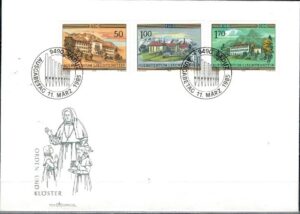 FDC ARCHITEKTURA LIECHTENSTEIN MI.868-870